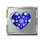 Blueprint Mega Link Heart Italian Charm (18mm)