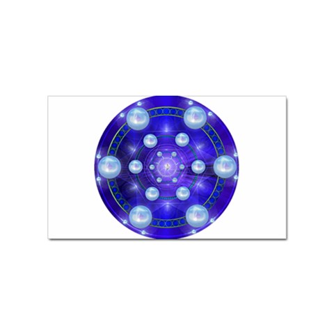 Blueprint Sticker (Rectangular) from ArtsNow.com Front