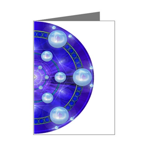 Blueprint Mini Greeting Card from ArtsNow.com Left