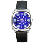 Blueprint Square Metal Watch