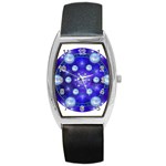 Blueprint Barrel Style Metal Watch