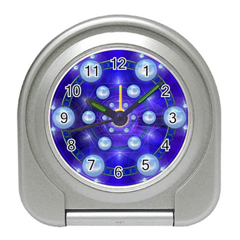 Blueprint Travel Alarm Clock from ArtsNow.com Front