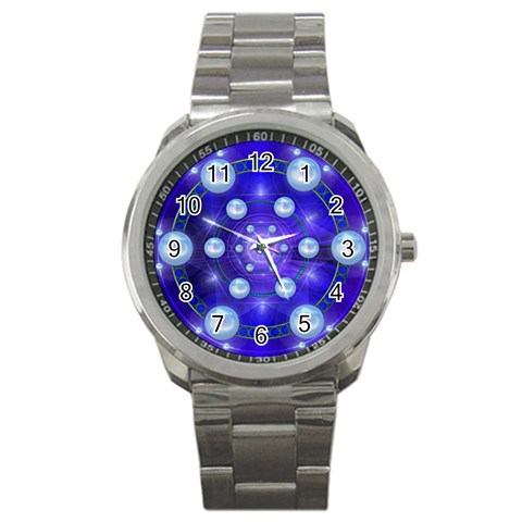 Blueprint Sport Metal Watch from ArtsNow.com Front