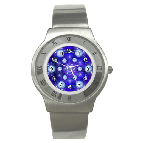 Blueprint Stainless Steel Watch from ArtsNow.com Front