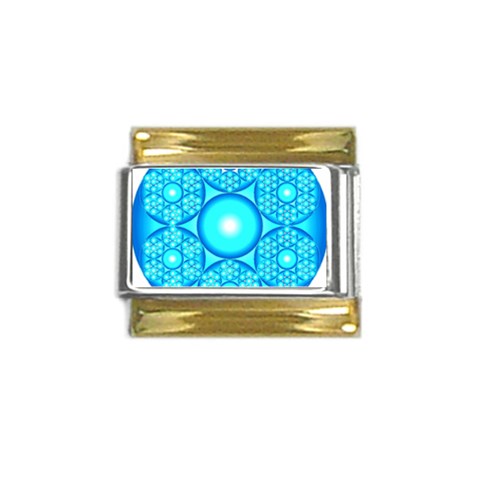 Cause  n Effect Gold Trim Italian Charm (9mm) from ArtsNow.com Front