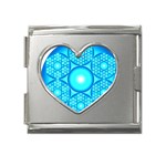 Cause  n Effect Mega Link Heart Italian Charm (18mm)
