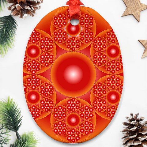 Cause  n Effect Ornament (Oval) from ArtsNow.com Front
