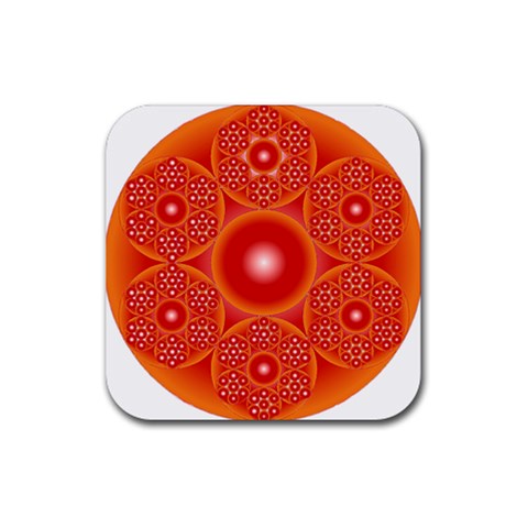 Cause  n Effect Rubber Coaster (Square) from ArtsNow.com Front