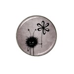 Evil Flower Bug Vintage Golf Ball Marker 4 Pack (for Hat Clip)