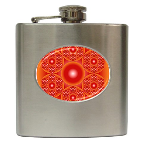 Cause  n Effect Hip Flask (6 oz) from ArtsNow.com Front