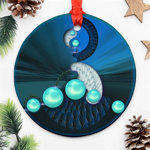 Communication Ornament (Round) from ArtsNow.com Front