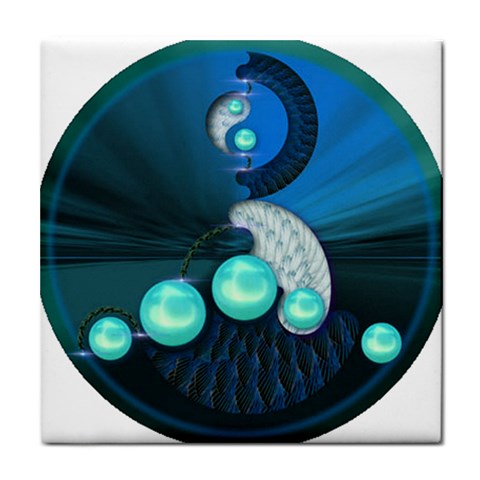 Communication Tile Coaster from ArtsNow.com Front
