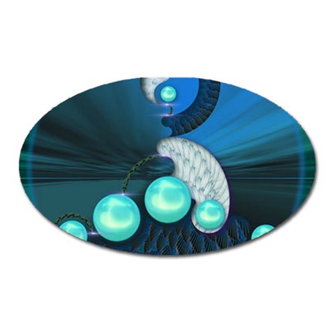 Communication Magnet (Oval) from ArtsNow.com Front