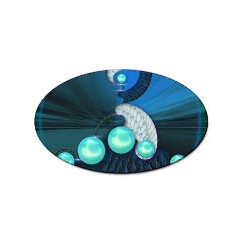 Communication Sticker Oval (100 pack) from ArtsNow.com Front