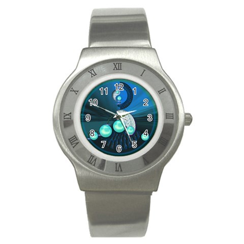 Communication Stainless Steel Watch from ArtsNow.com Front