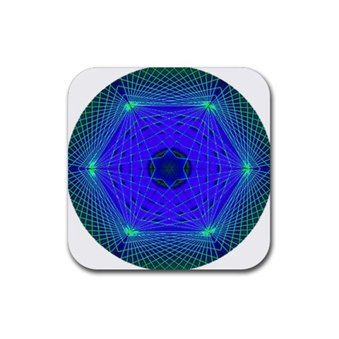 Connection Rubber Coaster (Square) from ArtsNow.com Front