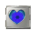 Connection Mega Link Heart Italian Charm (18mm)