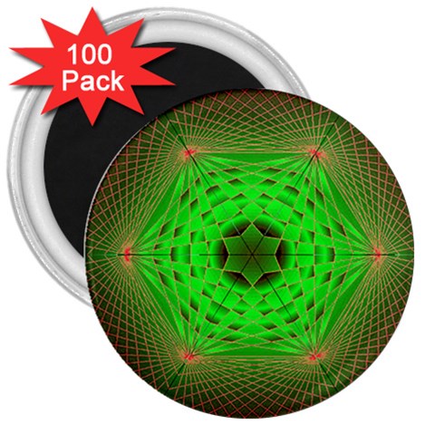 Connection 3  Magnet (100 pack) from ArtsNow.com Front
