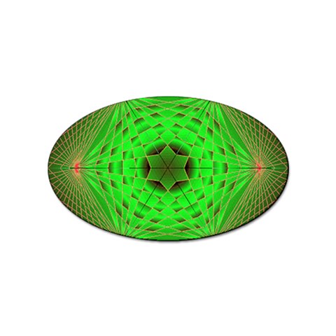 Connection Sticker Oval (100 pack) from ArtsNow.com Front