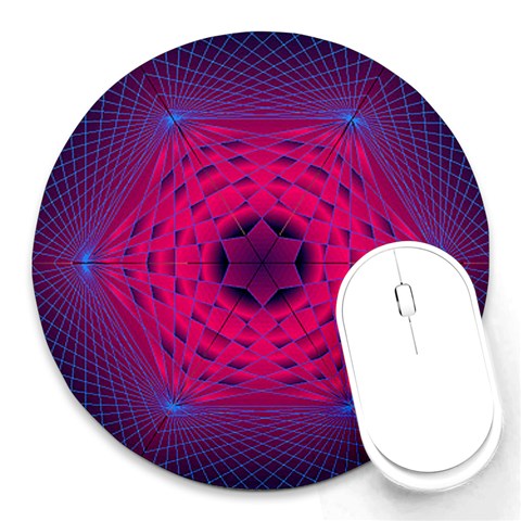 Connection Round Mousepad from ArtsNow.com Front