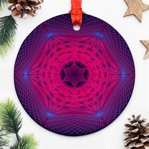 Connection Ornament (Round) from ArtsNow.com Front
