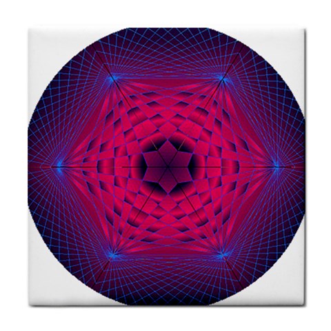 Connection Tile Coaster from ArtsNow.com Front