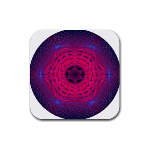Connection Rubber Coaster (Square) from ArtsNow.com Front