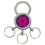 Connection 3-Ring Key Chain