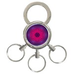 Connection 3-Ring Key Chain