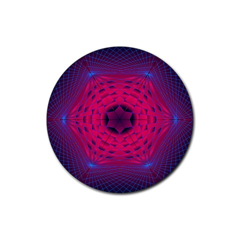 Connection Rubber Coaster (Round) from ArtsNow.com Front