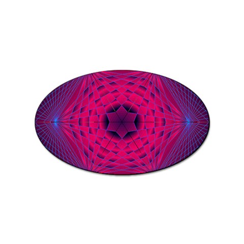 Connection Sticker Oval (100 pack) from ArtsNow.com Front