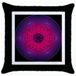 Connection Throw Pillow Case (Black)