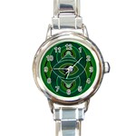 Correspondence Round Italian Charm Watch