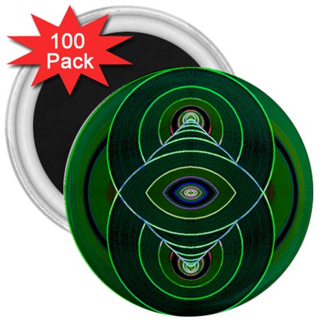 Correspondence 3  Magnet (100 pack) from ArtsNow.com Front