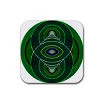 Correspondence Rubber Coaster (Square)