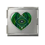 Correspondence Mega Link Heart Italian Charm (18mm)