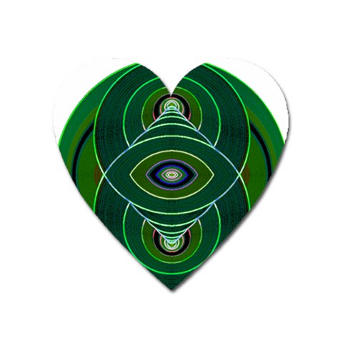 Correspondence Magnet (Heart) from ArtsNow.com Front