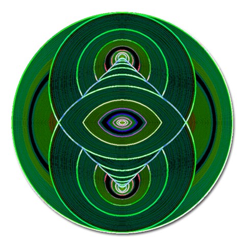 Correspondence Magnet 5  (Round) from ArtsNow.com Front