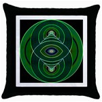 Correspondence Throw Pillow Case (Black)