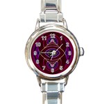 Correspondence Round Italian Charm Watch