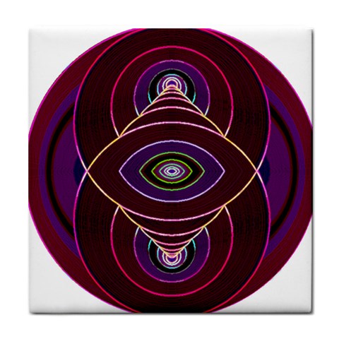 Correspondence Tile Coaster from ArtsNow.com Front