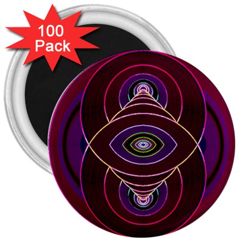 Correspondence 3  Magnet (100 pack) from ArtsNow.com Front