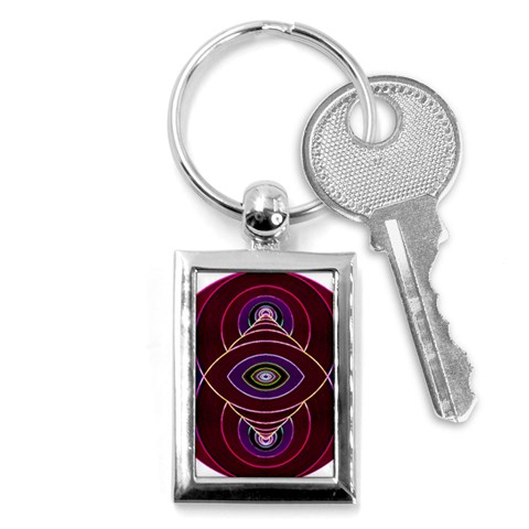 Correspondence Key Chain (Rectangle) from ArtsNow.com Front