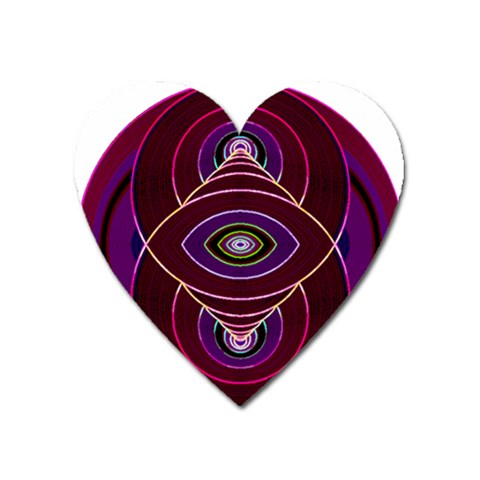 Correspondence Magnet (Heart) from ArtsNow.com Front
