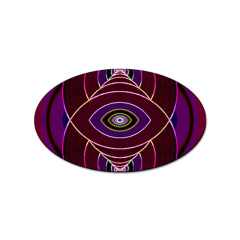 Correspondence Sticker Oval (10 pack) from ArtsNow.com Front