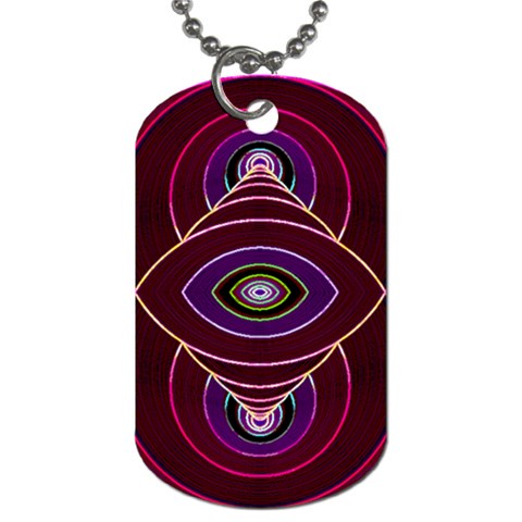 Correspondence Dog Tag (Two Sides) from ArtsNow.com Front