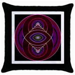 Correspondence Throw Pillow Case (Black)