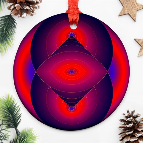 Correspondence Ornament (Round) from ArtsNow.com Front