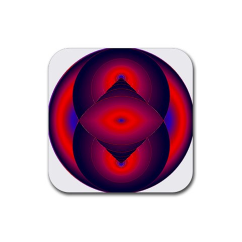 Correspondence Rubber Coaster (Square) from ArtsNow.com Front