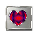 Correspondence Mega Link Heart Italian Charm (18mm)